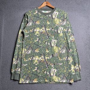 Vintage Bushlan South Texas Mens Medium Jungle Camo Single Stitch Pocket T-Shirt